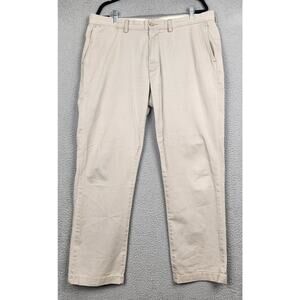 POLO RALPH LAUREN Pants Mens 38X32 Beige Classic Fit Chino Smart Casual Preppy